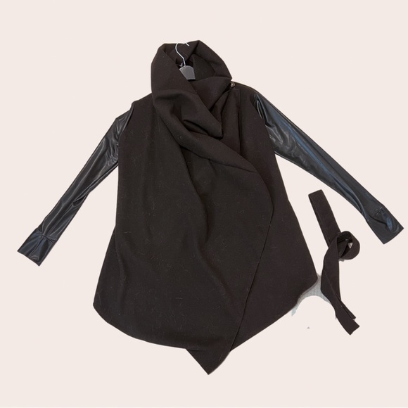 Cowl Neck Wrap Jacket || NRT FASHIONS || size M - Picture 4 of 7